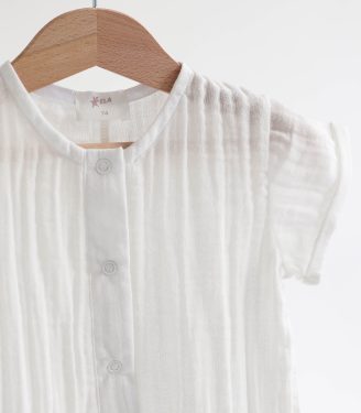 Ромпер муслін “Молочний”