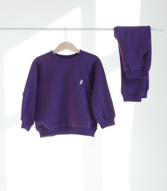 Костюм утеплений оверсайз “Фіолетовий”