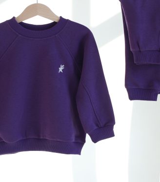 Костюм утеплений оверсайз “Фіолетовий”