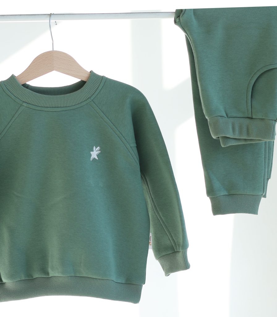 Костюм утеплений оверсайз “Фісташка”