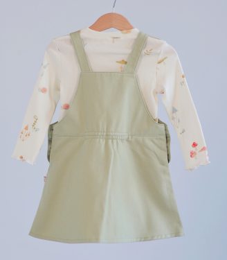 Комплект сарафан та лонгслів “Грибочки”