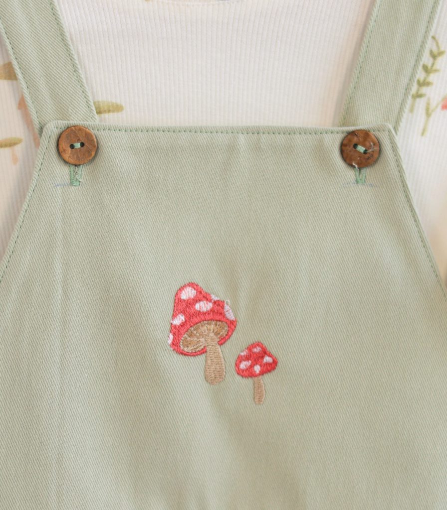 Комплект сарафан та лонгслів “Грибочки”