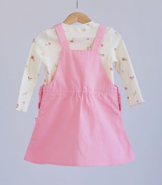 Комплект сарафан та лонгслів “Троянди”