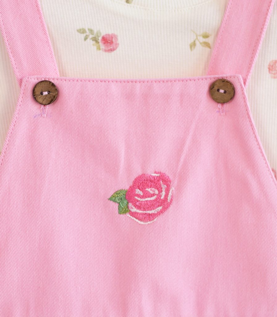 Комплект сарафан та лонгслів “Троянди”