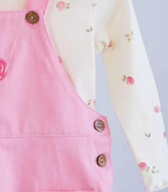 Комплект сарафан та лонгслів “Троянди”