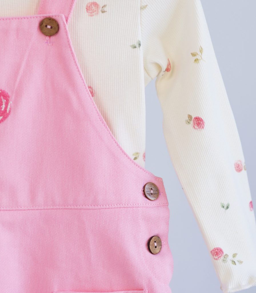 Комплект сарафан та лонгслів “Троянди”