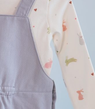 Комплект сарафан та лонгслів “Зайчики”