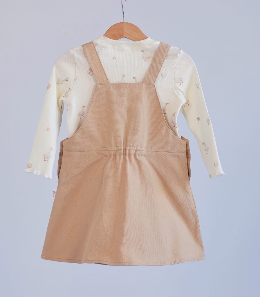 Комплект сарафан та лонгслів “Гуси”