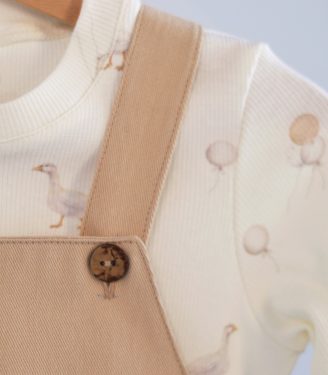 Комплект сарафан та лонгслів “Гуси”