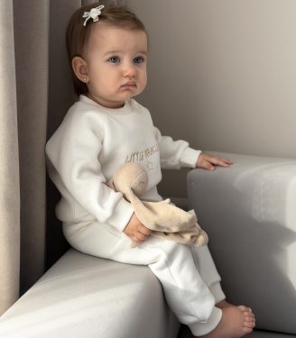 Костюм молочний на флісі “Little Miracle”