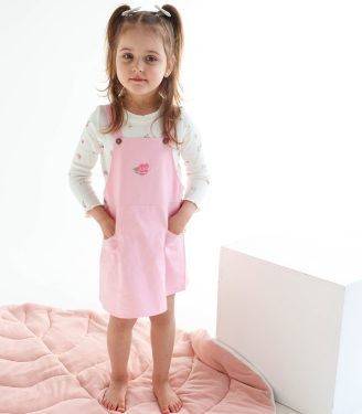 Комплект сарафан та лонгслів “Троянди”