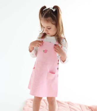 Комплект сарафан та лонгслів “Троянди”