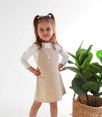 Комплект сарафан та лонгслів “Гуси”