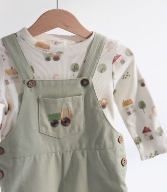 Комбінезон+лонг світло зелений “Село”