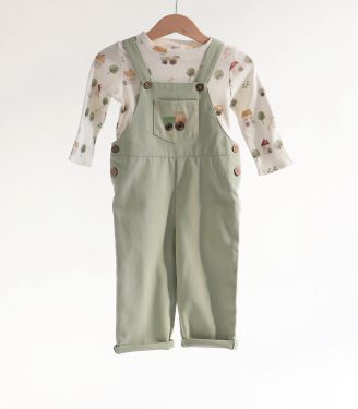Комбінезон+лонг світло зелений “Село”