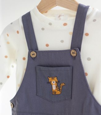 Комбінезон+лонг синій “Тигрик”