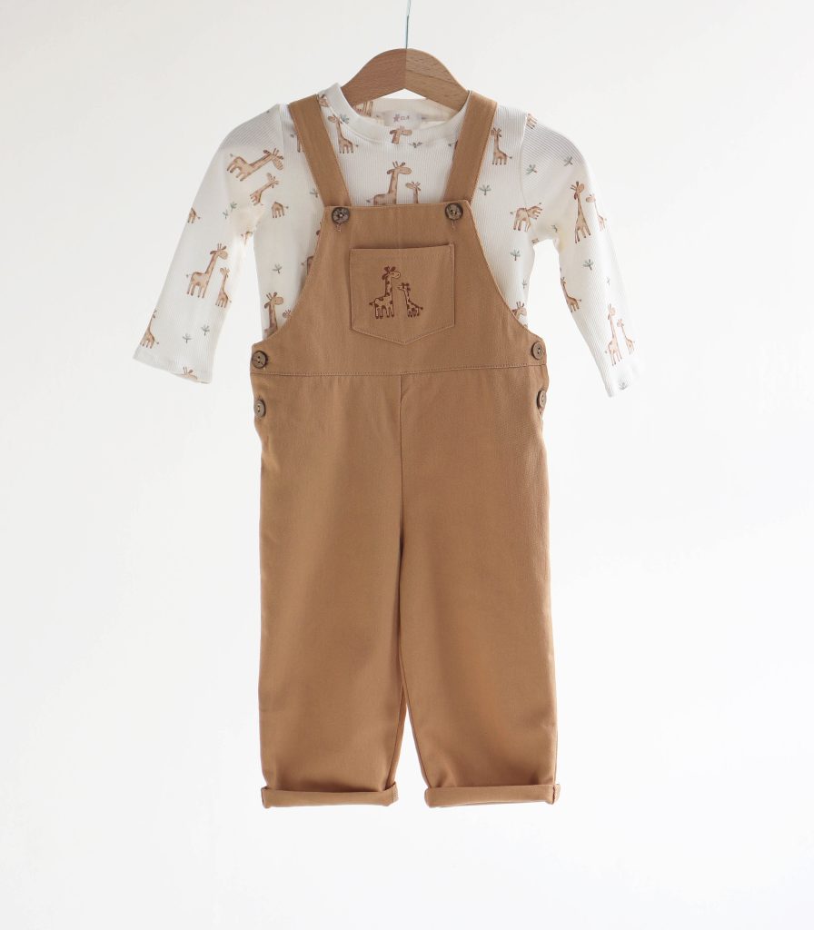 Комбінезон+лонг кемел “Жирафи”