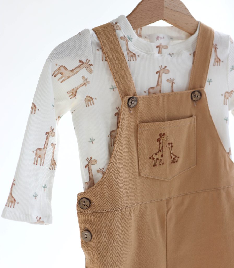 Комбінезон+лонг кемел “Жирафи”