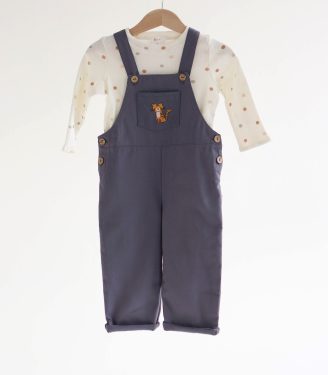 Комбінезон+лонг синій “Тигрик”