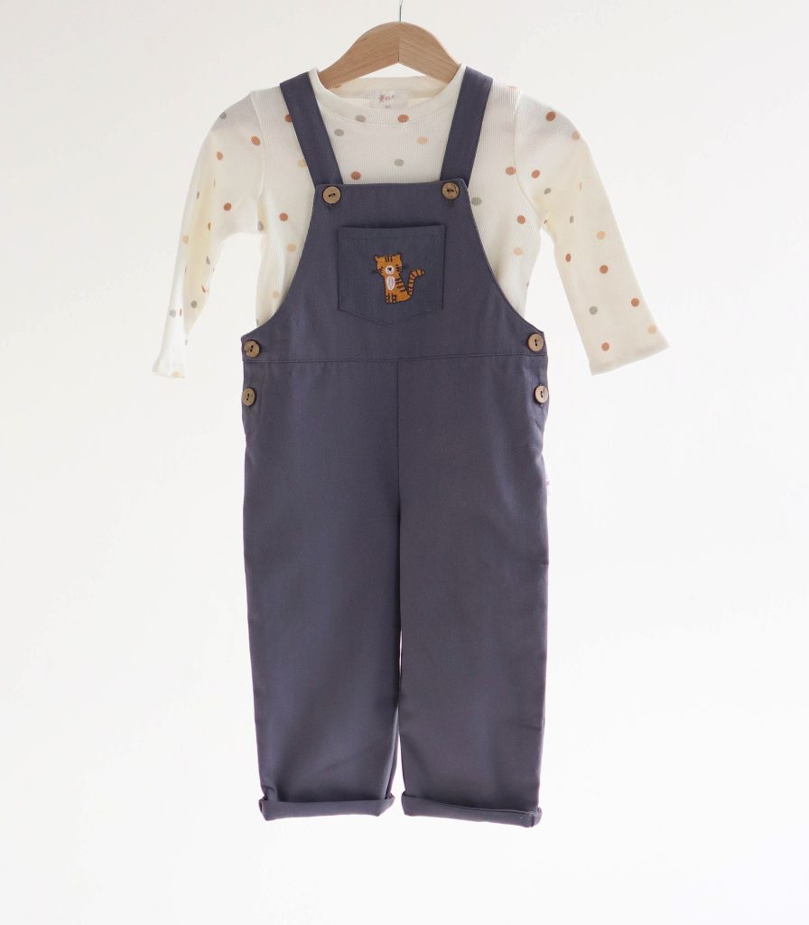 Комбінезон+лонг синій “Тигрик”