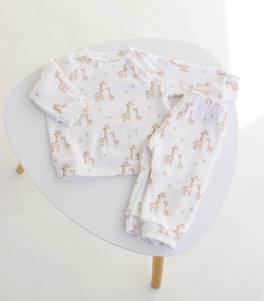 Костюм вафельний “Жирафи”