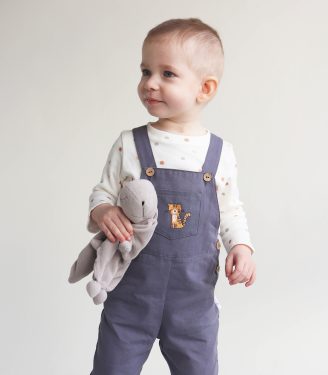 Комбінезон+лонг синій “Тигрик”