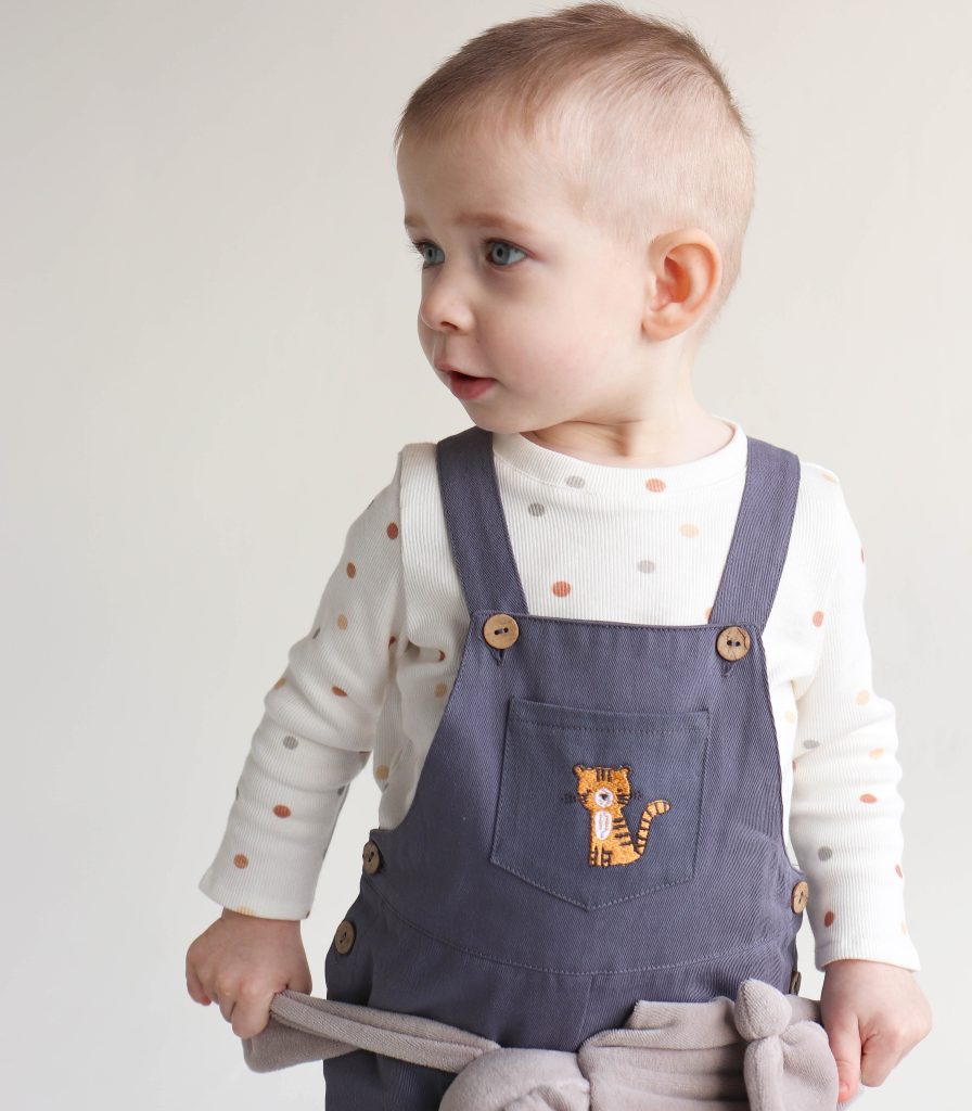 Комбінезон+лонг синій “Тигрик”