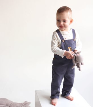 Комбінезон+лонг синій “Тигрик”