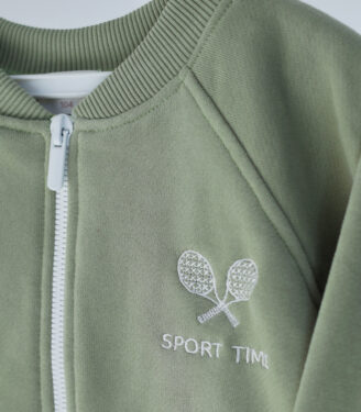 Костюм на блискавці фісташковий “SPORT TIME”