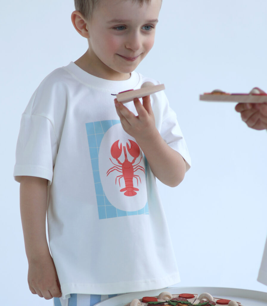 Футболка з аплікацією “Lobster”