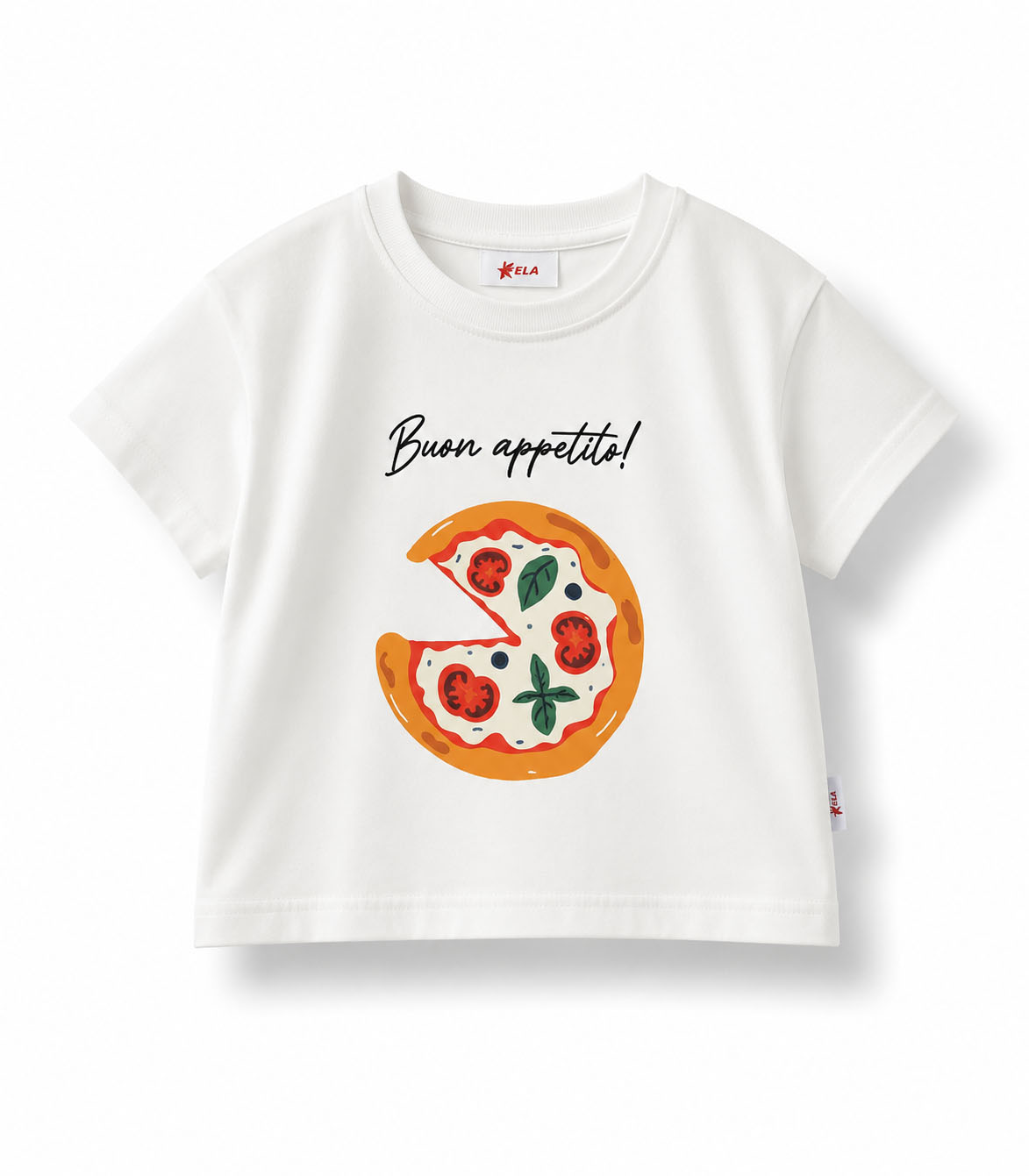Футболка з аплікацією “Buon appetito”