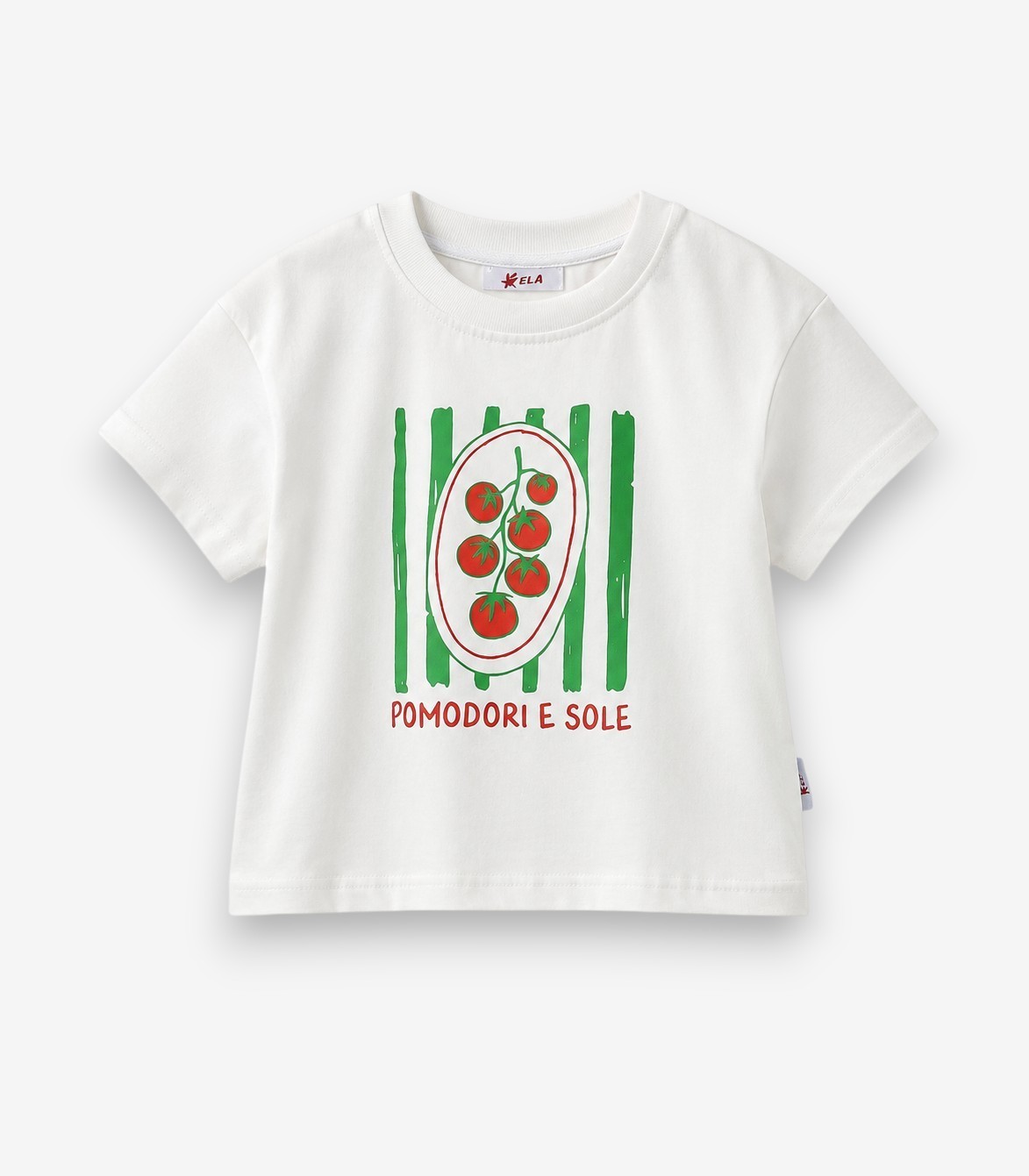 Футболка з аплікацією “Pomodori e Solo”